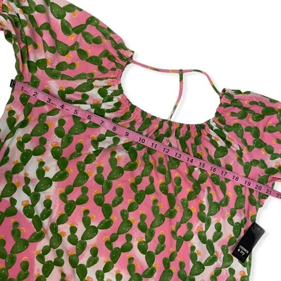 Crown & Ivy Cactus Print Dress - Picture 9 of 12